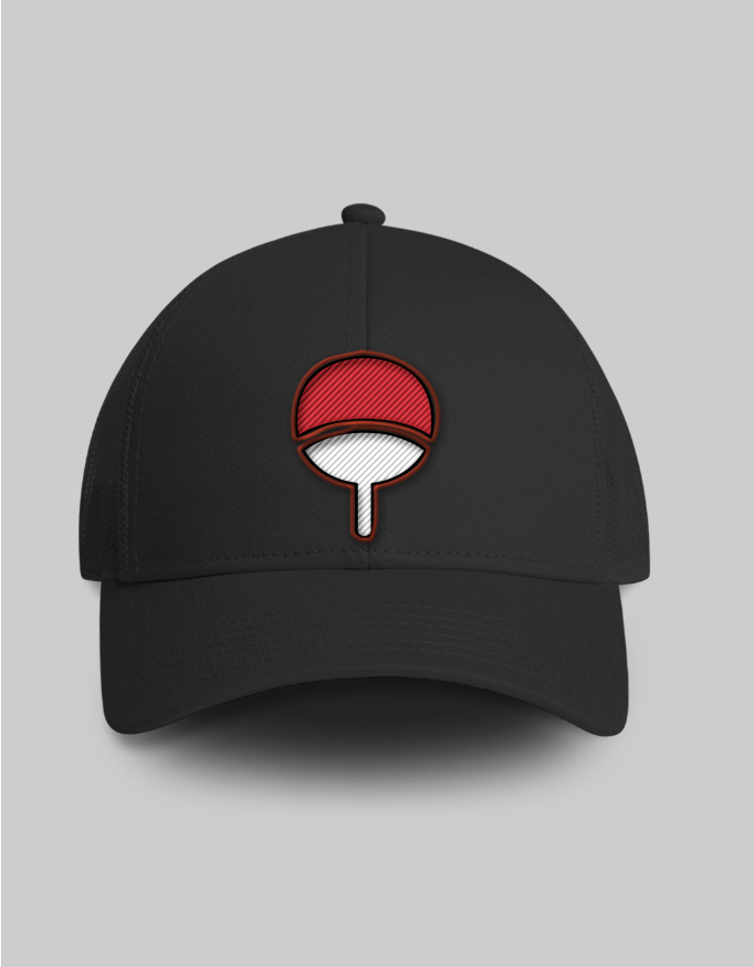 Tuker Cap - Utchiha clan (Black)